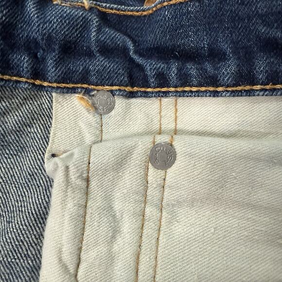 VTG 1960s Levi’s 505 BIG E Denim Jeans 36x30 Talon 42 Made USA Dark Blue Rare - Picture 8 of 15